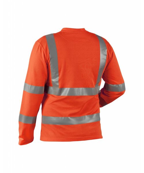 Blaklader - Blåkläder High Vis / UPF 50+ Langarm Shirt Kl. 3 : Orange - 338110705300