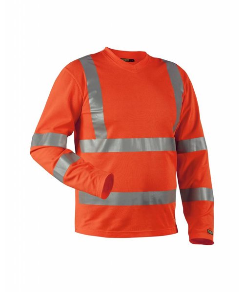 Blaklader - Blåkläder High Vis / UPF 50+ Langarm Shirt Kl. 3 : Orange - 338110705300