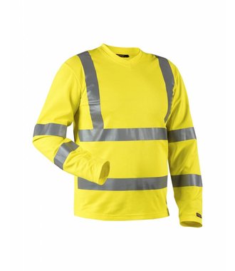 T-shirt High vis lange mouw UPF 50+ UV : Geel - 338110703300