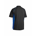 Blaklader - Blåkläder Polo-Shirt 2 farbig : Black/Cornflower blue - 332410509985
