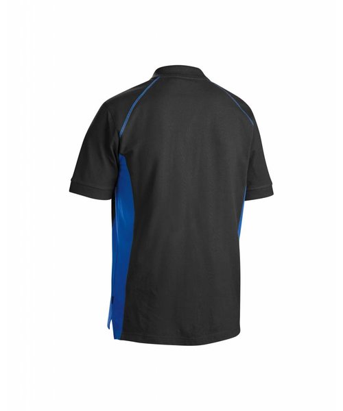 Blaklader - Blåkläder Piqué Polo : Zwart/Korenblauw - 332410509985