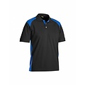 Blaklader - Blåkläder Polo-Shirt 2 farbig : Black/Cornflower blue - 332410509985
