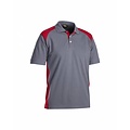 Blaklader - Blåkläder Polo-Shirt 2 farbig : Grau/Rot - 332410509456