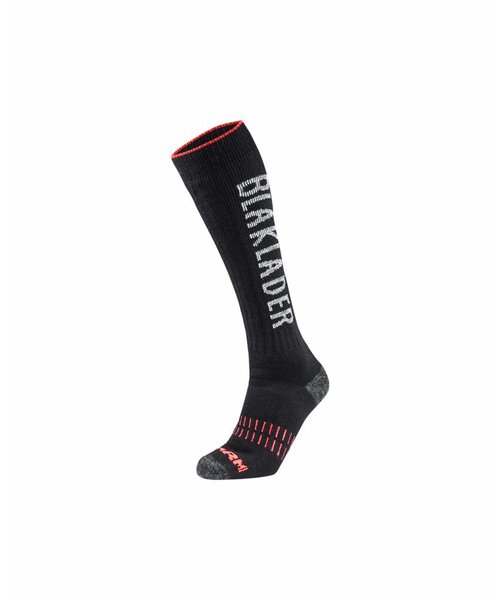 Blaklader - Blåkläder XWarm sock : Black / NEON Red - 219310969965