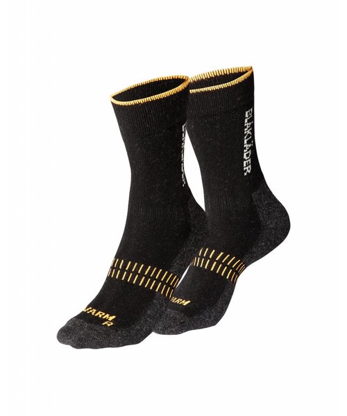Blaklader - Blåkläder Warm sock : Black / NEON Orange - 219210959966