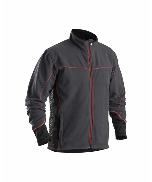 Blaklader - Blåkläder Veste polaire : Gris foncé/Rouge - 499510109756