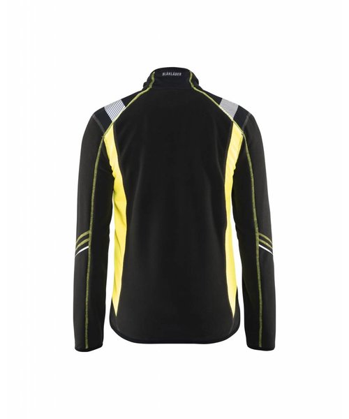 Blaklader - Blåkläder Veste microfleece Visible : Noir/Jaune - 499310109933