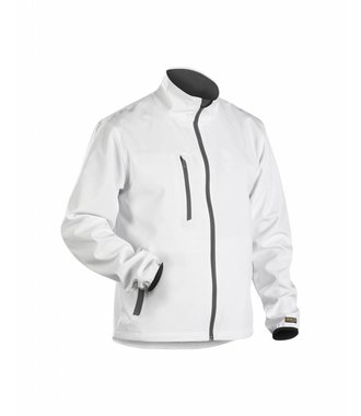 Softshell-Jacke Light : Weiß/Grau - 495225181094