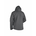 Blaklader - Blåkläder Veste Softshell à capuche : Gris foncé/Rouge - 494925179756