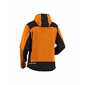 Blaklader - Blåkläder Strickjacke mit Softshell-Verstärkungen : Orange/Schwarz - 493021175399