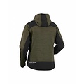 Blaklader - Blåkläder Gebreid vest met softshell  : Army Groen/Zwart - 493021174699