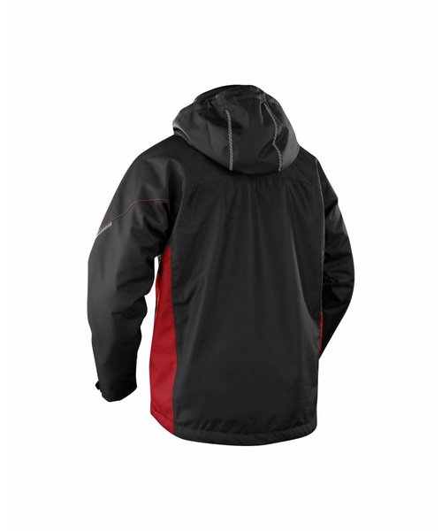 Blaklader - Blåkläder Functional jacket : Noir/Rouge fluo - 489019779955