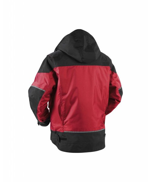 Blaklader - Blåkläder Winterjacke mit Kapuze : Rot/Schwarz - 488619775699