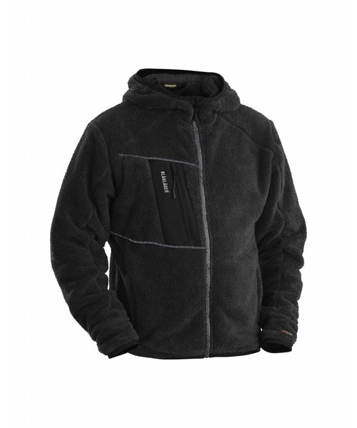 Blaklader - Blåkläder Faserpelz Jacke : Schwarz/Silber - 486325029992