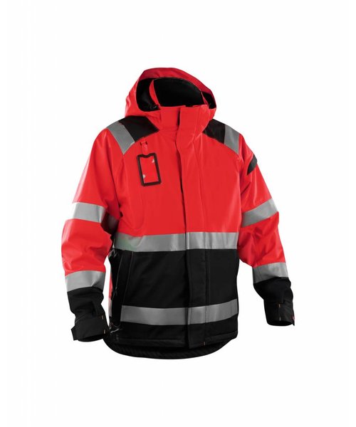 Blaklader - Blåkläder Hi-vis shell jacket : High Vis Rot/Schwarz - 498719875599