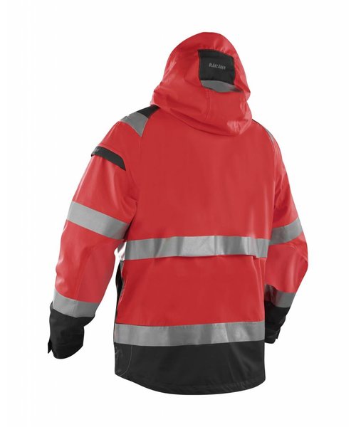 Blaklader - Blåkläder Hi-vis shell jacket : High Vis Rot/Schwarz - 498719875599