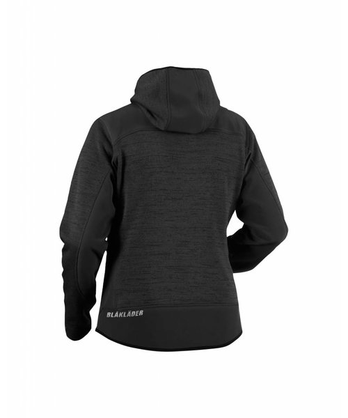 Blaklader - Blåkläder Strick Damen-Softshell-Jacke : Dunkelgrau/Schwarz - 493121179799