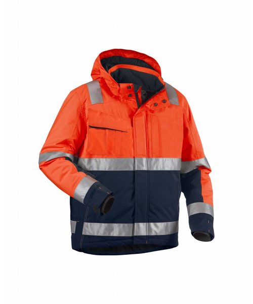 Blaklader - Blåkläder High Vis Winter Bundjacke Kl. 3 : Orange/Marineblau - 487019875389