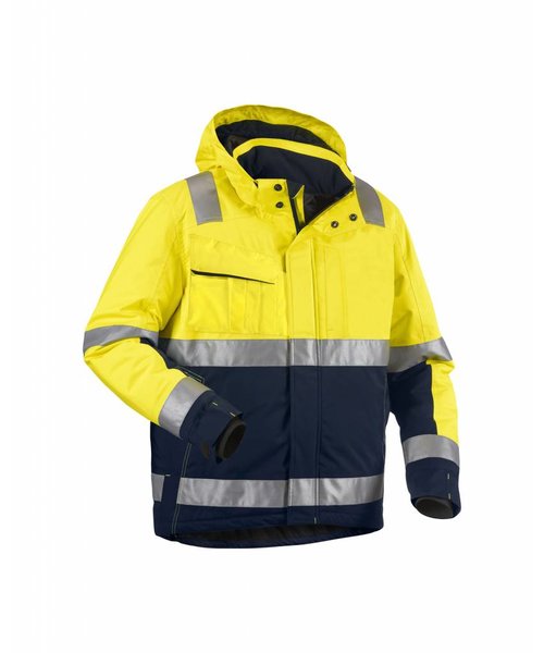 Blaklader - Blåkläder High Vis Winter Bundjacke Kl. 3 : Gelb/Marineblau - 487019873389