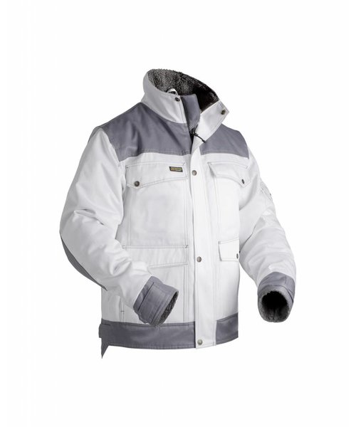 Blaklader - Blåkläder Malerjacke : Weiß/Grau - 486519001094