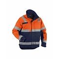 Blaklader - Blåkläder Veste Haute-Visibilité Hiver : Orange/Marine - 486218115389