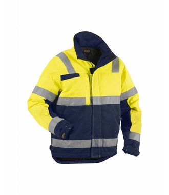 Winter jacket Yellow/navy blue