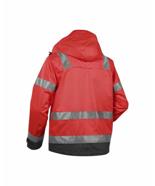 Blaklader - Blåkläder Jas ongevoerd High vis : Rood/Zwart - 483719775599