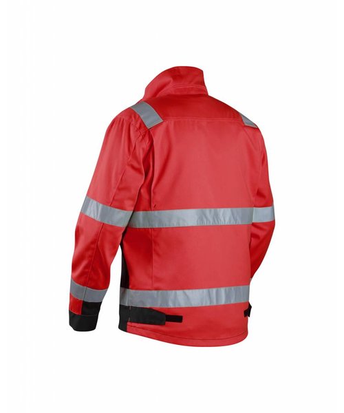 Blaklader - Blåkläder Jas High vis, klasse 3 : Rood/Zwart - 406418115599