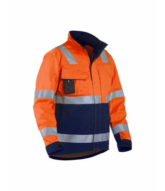 Highvisibility jacket Orange/Navy blue