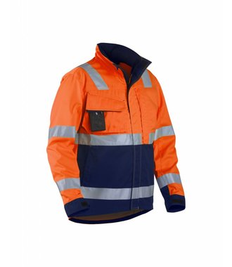 Jas High vis, klasse 3 : Oranje/Marineblauw - 406418115389