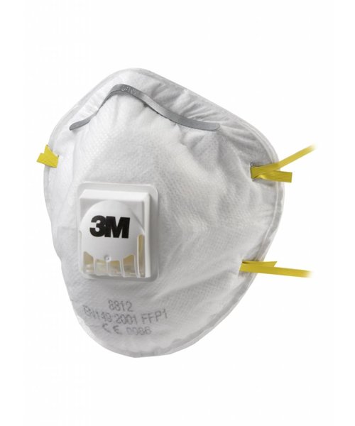 3M Safety 3M 8812 stofmasker FFP1V met ventiel per 10 stuks