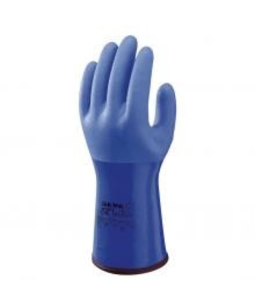 Showa Showa 490 Cold resistant Oil glove with long sleeves made of soft PVC