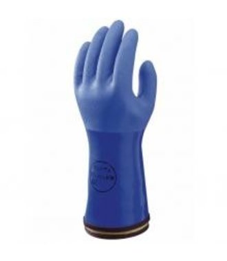 Showa 495 Thermo Cold resistant oil work glove made of PVC - long sleeve