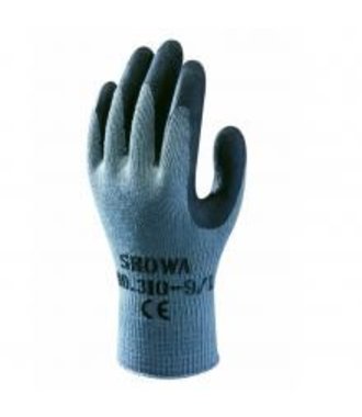 Showa 310 (black) gloves with latex grip