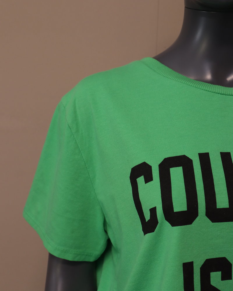 T-shirt "Couture" groen