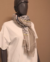 Sjaal "Paisley" grijs