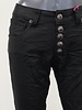 Leatherlook jeans "Ilse" zwart
