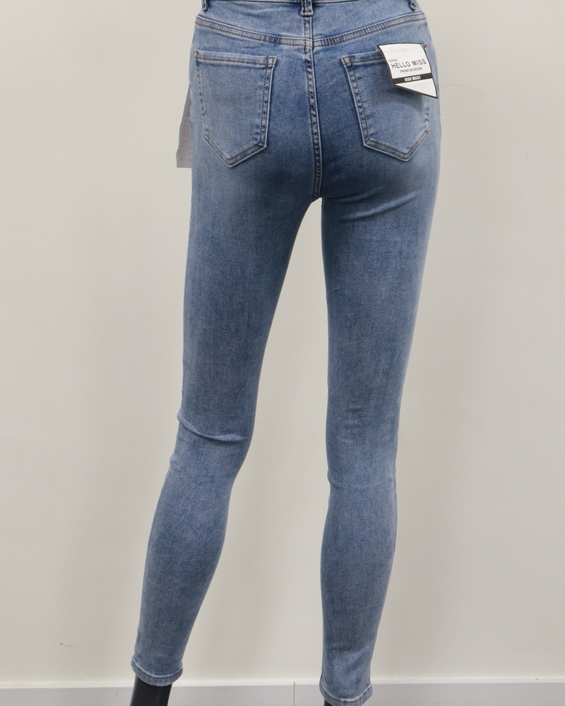 Hello Miss Skinny jeans "Oxford" denim