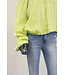 Xuna Silky ballon blouse "Spring 24" lime