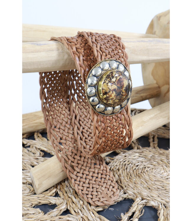 Boho riem "Summer 2024" leder