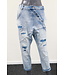 S. Woman Baggy Jeans "Cancun" destroyed denim