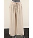 Wide leg pantalon "Celeste" beige