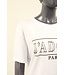T-shirt "J'adore paris" wit/zwart