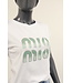 T-shirt "Mio Mio" mint groen