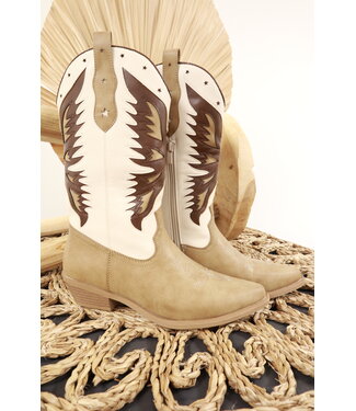 Boho Boots Beige/Bruin