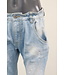 S. Woman Straight jeans "Sevilla" destroyed light denim