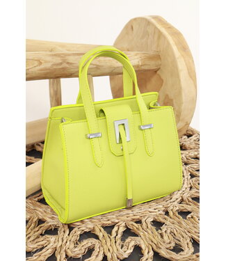 (hand)tas klein lime groen