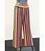 Wide leg broek "Multi Color"