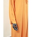 zomer jurk "V-hals" oranje