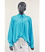 Blouse "Lieke" petrol blauw